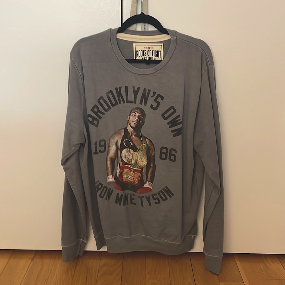 Roots of Fight - NEW Mike Tyson gray sweater